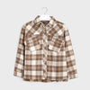 CAMISA CUADROS M/L MOSTAZA NIÑA MAYORAL Mayoral