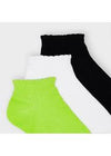 Paquete De 3 Calcetines Cortos negro/blanco/verde Niña Mayoral Mayoral