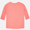 Blusa Manga 3/4 Coral Fluo Niña Junior Mayoral Mayoral