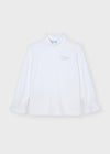 BLUSA CUELLO ALTO BLANCO MAYORAL M145 MAYORAL