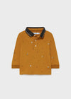 POLO M/L ESTAMPADO OCRE MAYORAL M2142 MAYORAL
