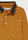 POLO M/L ESTAMPADO OCRE MAYORAL M2142 MAYORAL