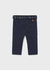 PANTALON PIQUE CINTURON AZUL MAYORAL M2535 MAYORAL