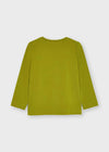 BLUSA M/L SERIGRAFIA OLIVA NIÑA MAYORAL M4013 MAYORAL