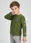 PLAYERA M/L LETRAS VERDE CAZA NIÑO MAYORAL M4075