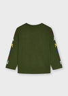 PLAYERA M/L LETRAS VERDE CAZA NIÑO MAYORAL M4075 MAYORAL
