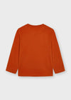 PLAYERA M/L "JUST ENJOY" NARANJA NIÑO MAYORAL M4076 MAYORAL