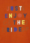 PLAYERA M/L "JUST ENJOY" NARANJA NIÑO MAYORAL M4076 MAYORAL
