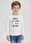 PLAYERA M/L "JUST ENJOY" NATA NIÑO MAYORAL M4076 MAYORAL