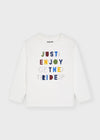PLAYERA M/L "JUST ENJOY" NATA NIÑO MAYORAL M4076 MAYORAL