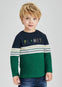 Playera M/L Combinada Verde Niño Mayoral M4083