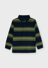 POLO M/L RAYA BLOQUE BLUE BLACK MAYORAL M4156 MAYORAL