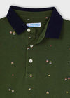 POLO M/L ESTAMPADO VERDE CAZA MAYORAL M4158 MAYORAL