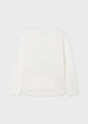BLUSA NIÑA JUNIOR M/L SERIGRAFIA CRD-OLIVA MAYORAL M7085 MAYORAL