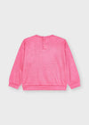 Sudadera Afelpada Ante Fucsia Niña Mayoral M4430 MAYORAL