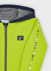 Pants 2 Pantalones Sudadera Cierre Con Gorro Verde Niño Mayoral M4828 MAYORAL