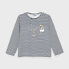 BLUSA M/L ROCK STAR RAYAS NEGRO NIÑA MAYORAL