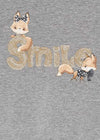 Sudadera Letras Lentejuela Acero Niña Vig Mayoral M4429 MAYORAL