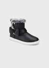 Botin Acolchado Lazo Negro Niña Mayoral M44239 MAYORAL