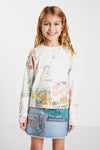 Blusa M/L Vintage Mickey Desigual Niña Desigual