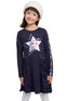 Vestido Frozen Star Desigual Niña