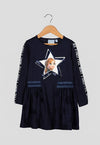 Vestido Frozen Star Desigual Niña Desigual