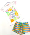 Conjunto Blusa M/C Shorts Colores Niña Boboli Boboli