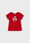 Blusa Niña M/C Rojo Bebe Niña Mayoral M174 MAYORAL