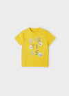 Playeras M/C "Besties" Amarillo Bebe Niño Mayoral M1011 MAYORAL