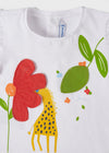 Blusa M/C Play Blanco Bebe Niña Mayoral M1028 MAYORAL