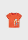 Blusa M/C Naranja Bebe Niña Mayoral M1034 MAYORAL
