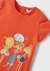 Blusa M/C Naranja Bebe Niña Mayoral M1034 MAYORAL