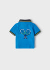 Polo M/C Bordados Azul Bebe Niño Mayoral M1103 MAYORAL