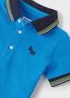 Polo M/C Bordados Azul Bebe Niño Mayoral M1103 MAYORAL