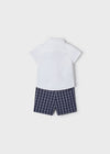 Conjunto Short Lino Vestir Marino Niño Mayoral M1232 MAYORAL
