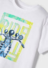 Playera M/C Moto Blanco Mayoral M3011 MAYORAL