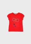 Blusa M/C Rojo Niña Mayoral M3047 MAYORAL