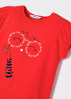 Blusa M/C Rojo Niña Mayoral M3047 MAYORAL