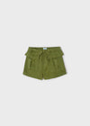 Short Bosillos Niña Verde Militar Mayoral M3274 MAYORAL