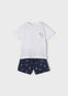 Pijama Niño Playera M/C Blanco Mayoral M3747