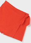 Conjunto Short Algodon Rojo Junior Niña Mayoral M6232 MAYORAL