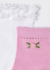 Set 2 Calcetines Lila Mayoral M10232 MAYORAL