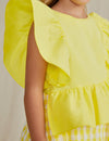 Blusa Vestir Amarillo Abelylula 5112 Abel y Lula