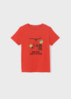 Playera M/C "Skate" Rojo Junior Niño Mayoral M6008 MAYORAL