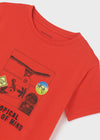 Playera M/C "Skate" Rojo Junior Niño Mayoral M6008 MAYORAL