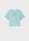 Blusa M/C Niñas Aguamarina Junior Niña Mayoral M6022 MAYORAL