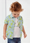 Camisa M/C Estampado Celeste Bebe Niño Mayoral M1115