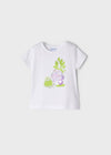 Blusa M/C Piña Blanco Niña Mayoral M3039 MAYORAL