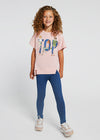 Conjunto Leggings Mezclilla Algodon Rosa Pastel Junior Niña Mayoral M6742 MAYORAL