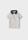 Polo M/C Estampado Gris Claro Bebe Niño Mayoral M1108 MAYORAL